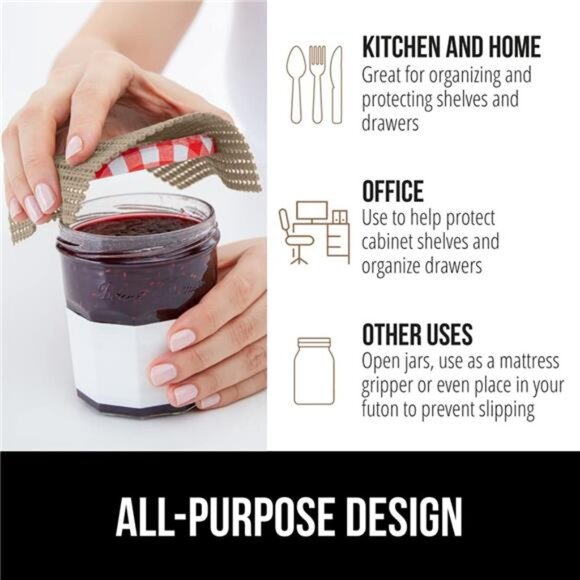 Drawer Shelf and Cabinet Liner, Thick Strong Hold, Non-Adhesive Liners Protect - Picture 5 of 7